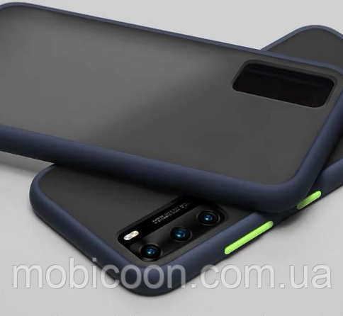 Накладка Gingle Matte Case для Samsung Galaxy A31 A315F blue/green (самсунг а31)