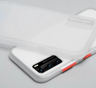 Накладка Gingle Matte Case для Samsung Galaxy S10 Lite G770 white/red (самісунг галаксі з10 джи770)