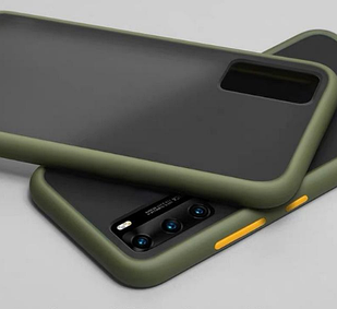 Накладка Gingle Matte Case для Xiaomi Redmi Note 9 green/orange (ксиоми сяоми редмі нот 9)