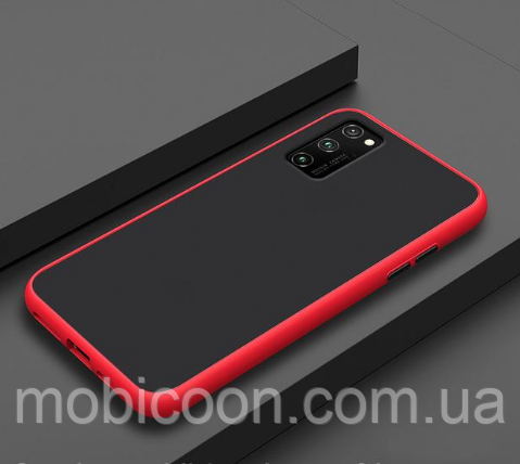 Накладка Gingle Matte Case для Samsung Galaxy A31 A315F red/black (самсунг а31)