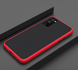 Накладка Gingle Matte Case для Xiaomi Redmi Note 9 red/black (ксиоми сяомі редмі нот 9)