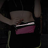 Спортивна сумка на пояс Haissky з кишенею для пляшки, фото 6