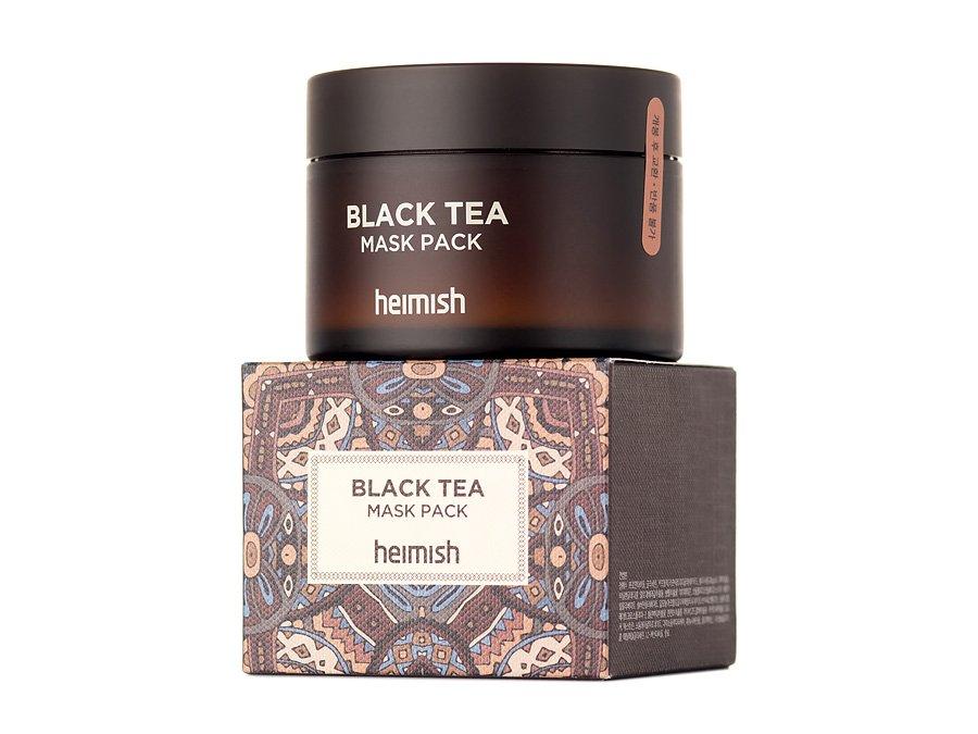 Уцінка! Заспокійлива маска для обличчя з чорним чаєм HEIMISH Black Tea Mask Pack 110ml (до 22.11.2025)