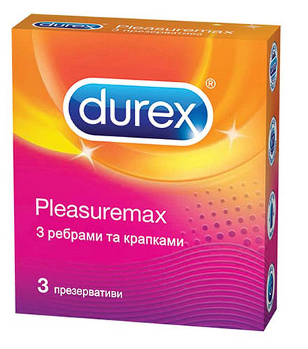 Презервативы Durex Pleasuremax №3, цена 67 грн - Prom.ua (ID#1174739655)