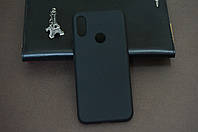 Чехол бампер силиконовый для Huawei P40 Lite E (ART-L29) Хуавей цвет черный Soft-touch Микрофибра