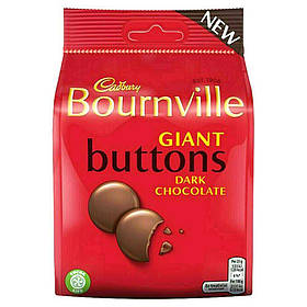 Цукерки Cadbury Bournville Giant Buttons Dark Chocolate 110 g