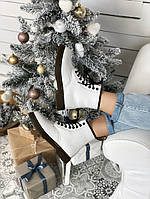 Стильні жіночі черевики Dr Martens білого кольору. Черевики Доктор Мартінс для дівчат з хутром., фото 2