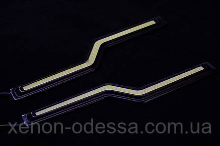 LED COB DRL Z-shape White / Білі, фото 3