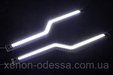 LED COB DRL Z-shape White / Білі, фото 1