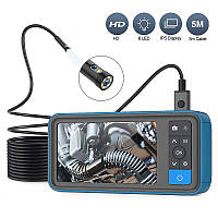 Ендоскоп автомобільний технічний 4.5" LICOTA D6, подвійна камера 8мм, запис 1080P, кабель 5м, сумка-чохол