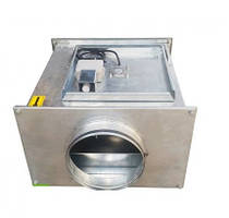 Вентилятор канальний з назад загнутими лопатками в звукоізольованому корпусі C-VENT-PB-S-200А-4-220