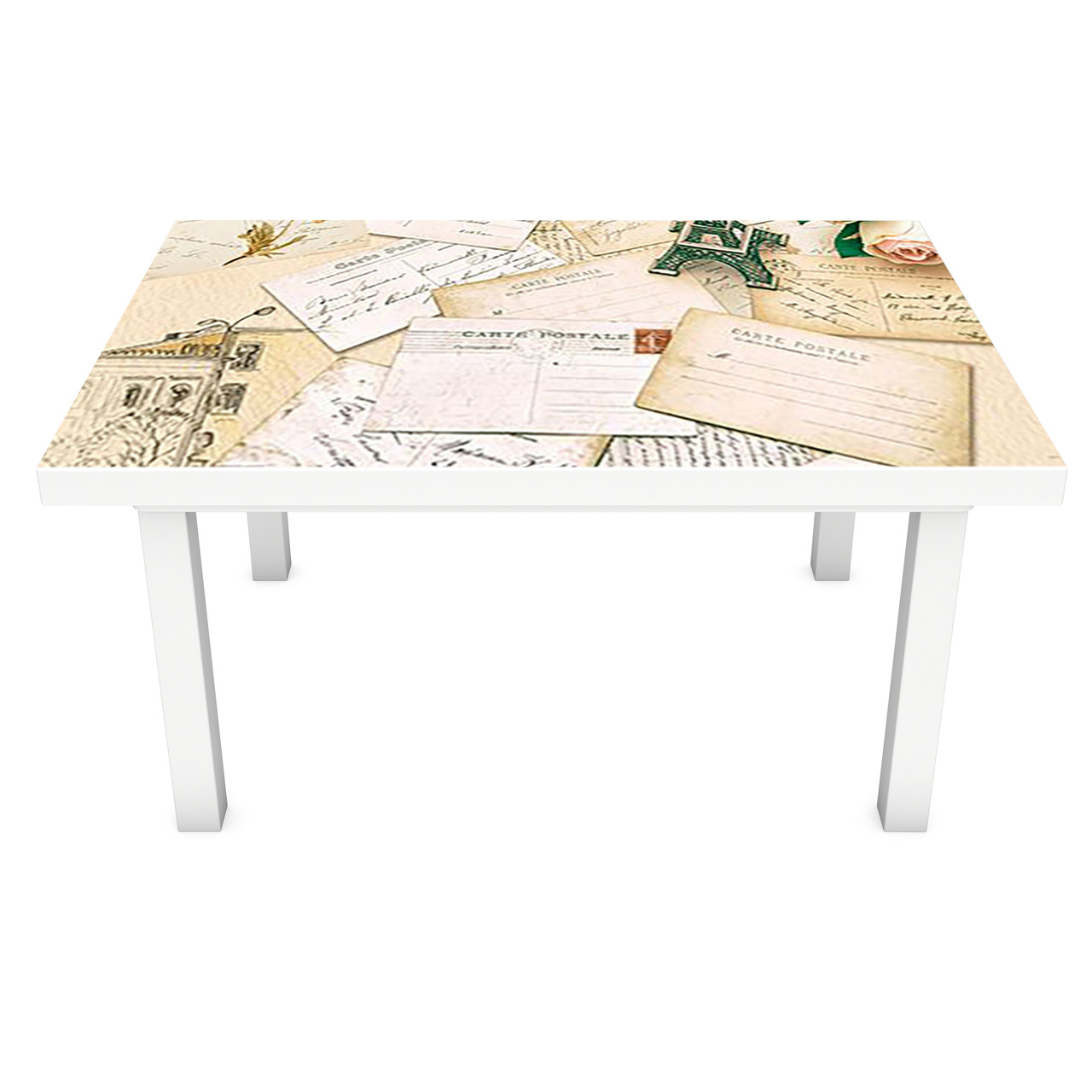 Вінілова наклейка на стіл Карта світу (інтер'єрна ПВХ плівка для меблів) вантажу лаванда Бежевий 600*1200мм