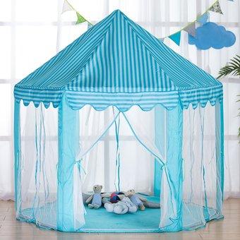 Палатка детская игровая голубая KRUZZEL 6105 - фото 1 - id-p924730278