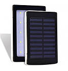 Power Bank зовнішній акумулятор 10000 mAh Павер банк + потужний ліхтар+зарядка від сонця, фото 7