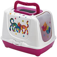 Moderna Trendy Cat Friends Forever закритий туалет для котів c вугільним фільтром і совком,