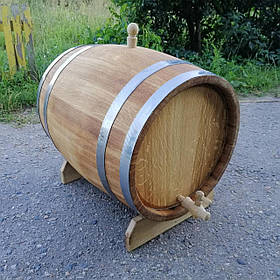 Дубова Бочка 100 л. для Коньяку Бочка Колотий Дуб для Витримки Вина Самогону, Покриття Воском