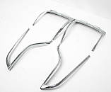 Хром накладки на стопы Kia Sorento 2012-2014 (Autoclover C449), фото 6