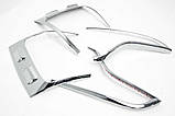Хром накладки на стопы Kia Sorento 2012-2014 (Autoclover C449), фото 7