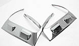 Хром накладки на стопы Kia Sorento 2012-2014 (Autoclover C449), фото 8
