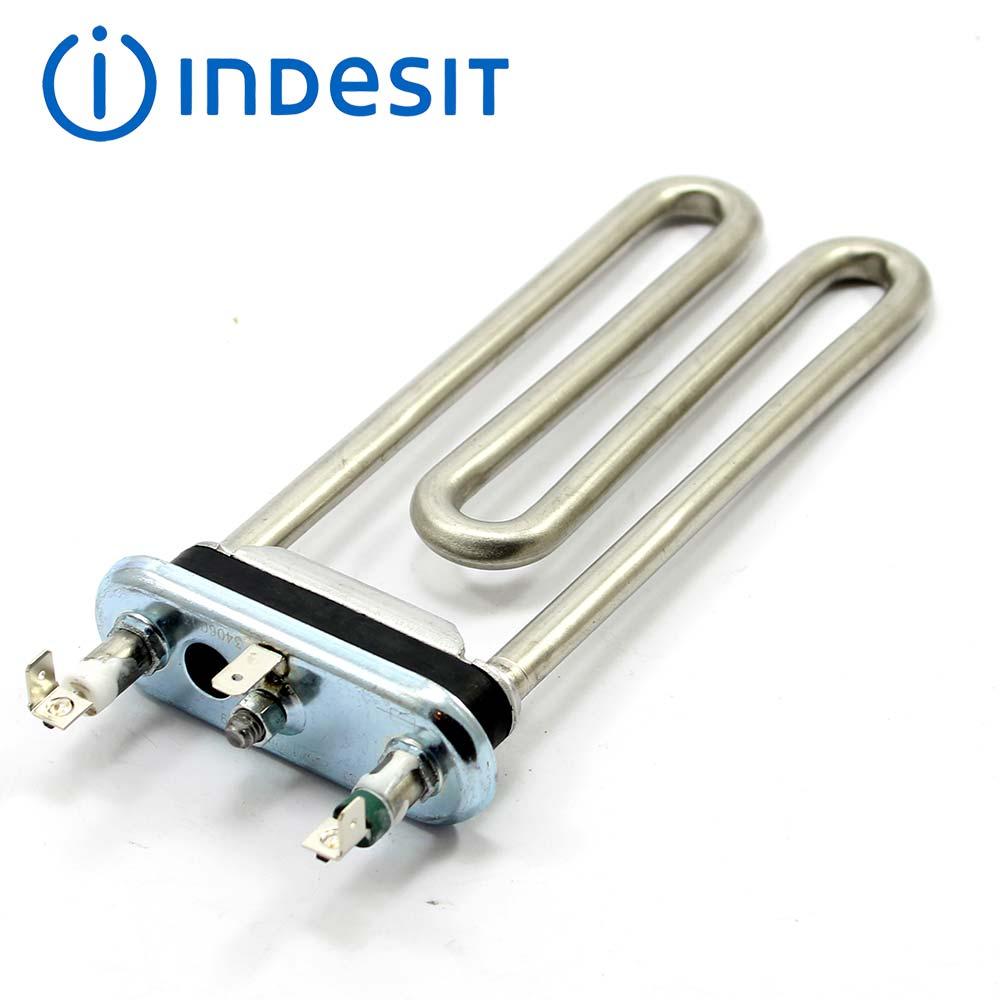 Тен для пральної машини indesit, Арістон 1700W L=170 мм з отвором (Kawai) - тен до пральної машини, фото 1
