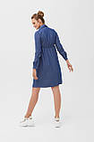 Синя джинсова сукня для вагітних і годування1763 0000 XL, фото 4