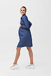 Синя джинсова сукня для вагітних і годування1763 0000 XL, фото 3