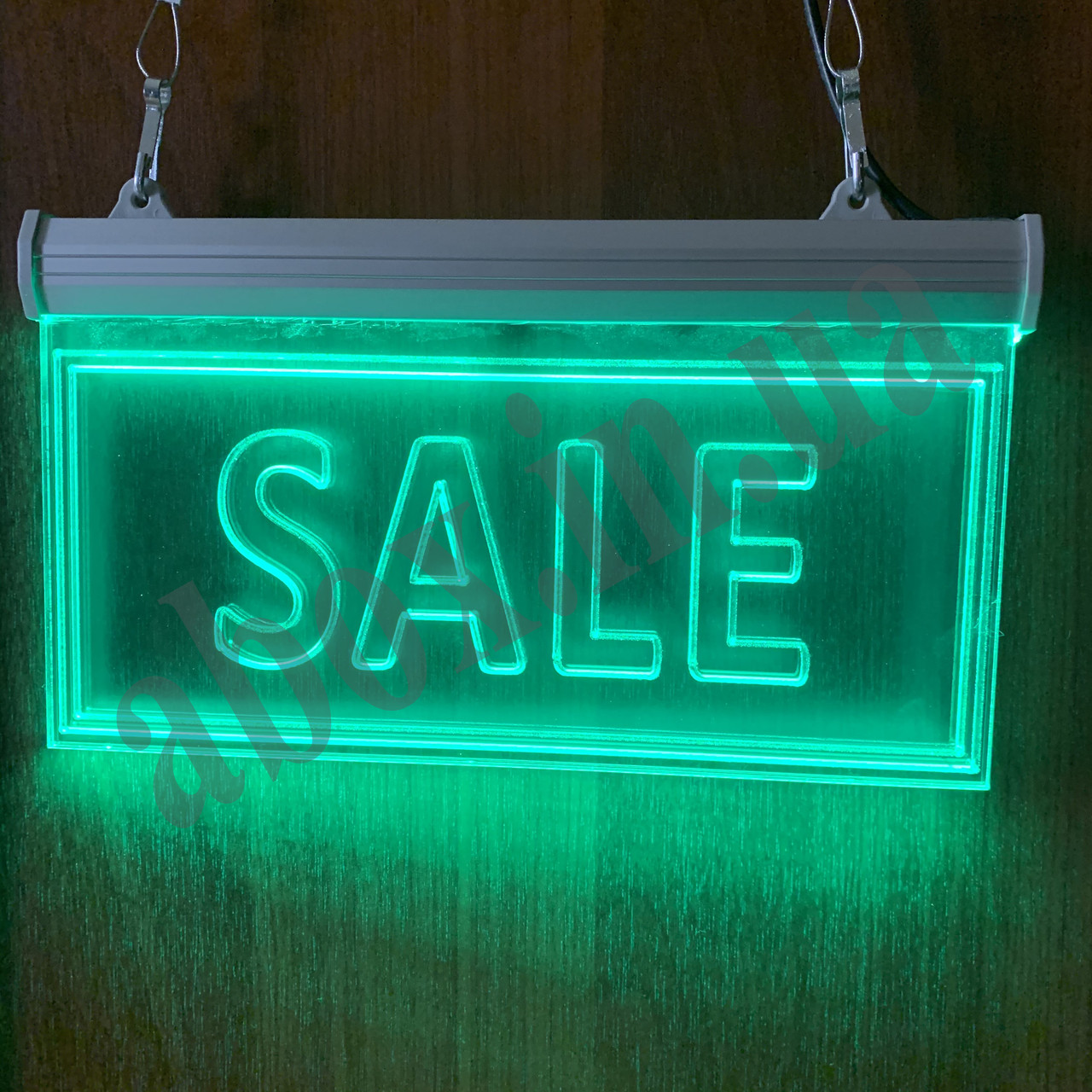 Акрилайт SALE або Розпродаж | Зелена світлова табличка | Виготовлення
