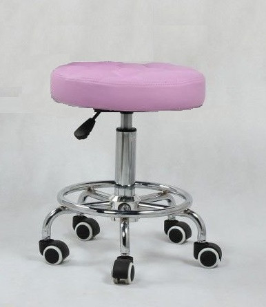 Перукарське крісло на пневматиці стілець майстра HC635K лавандовий