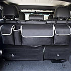 Сумка органайзер в багажник авто з кишенями на липучках, фото 3