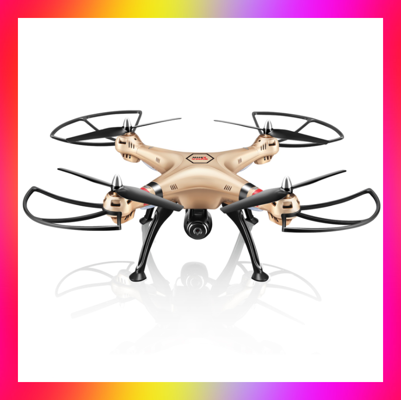 Радіокерований квадрокоптер Syma X8HW з Wi-Fi FPV камерою й барометром 4CH 2.4G. Дрон на пульті, фото 1