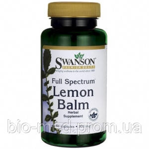 Swanson Lemon Balm — для заспокоєння й розслаблення, 500 мг, 60 кап., фото 1