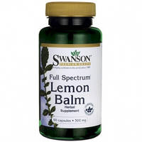 Swanson Lemon Balm — для заспокоєння й розслаблення, 500 мг, 60 кап.