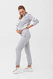 Спортивний костюм для вагітних і годування 2085(1913) 1360 сірий M, фото 2