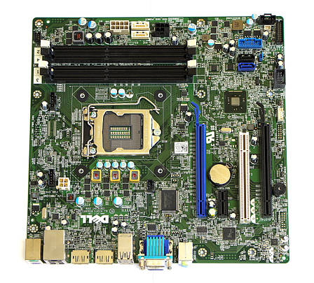 Материнська плата Dell T1700 , s1150, 4xDDR3, 4xSATA, VGA/ DVI, Socket LGA1150 + перехідник, фото 1