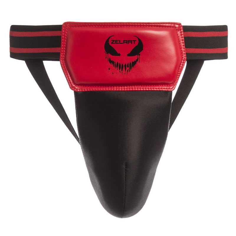 Захист для запаху чоловічий Zelart 1378 розмір M (12-14 років) Black-Red