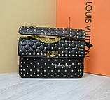 Жіноча сумка Valentino Валентино чорна велика, сумка на плече,сумка vltn, брендові жіночі сумки, фото 2