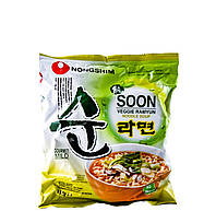 Лапша рамен быстрого приготовления вегетарианская Soon Veggie Ramyun NONGSHIM 112 г