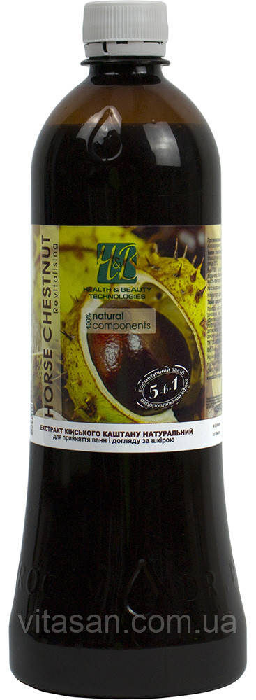 Екстракт Кінського каштану натуральний для ванн та компресів, 850 мл