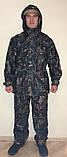 Костюм для риболовлі непромокаючий мембранний, не шарудить (камуфляж "темний Ліс"), фото 5