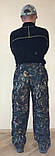 Костюм для риболовлі непромокаючий мембранний, не шарудить (камуфляж "темний Ліс"), фото 4