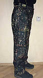 Костюм для риболовлі непромокаючий мембранний, не шарудить (камуфляж "темний Ліс"), фото 9