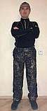 Костюм для риболовлі непромокаючий мембранний, не шарудить (камуфляж "темний Ліс"), фото 2