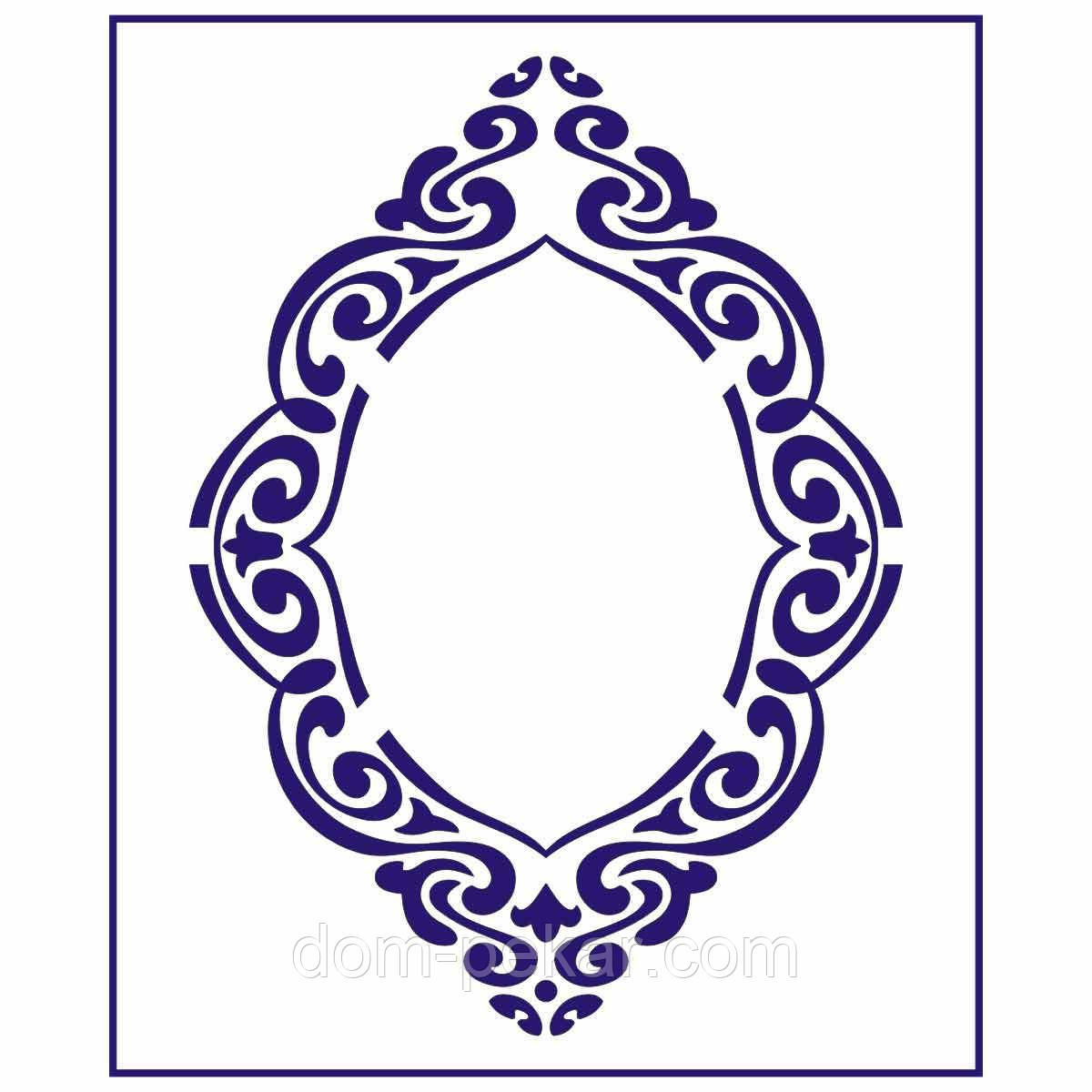 Трафарет Рамка-2 13*9.5 см (TR-2) от интернет-магазина «Домашний Пекарь ...