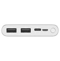 Повербанк 10000 mAh, Xiaomi Mi Power Bank 3 New сріблястий, павербанк сяоми, ксиоми, ксяоми, фото 3