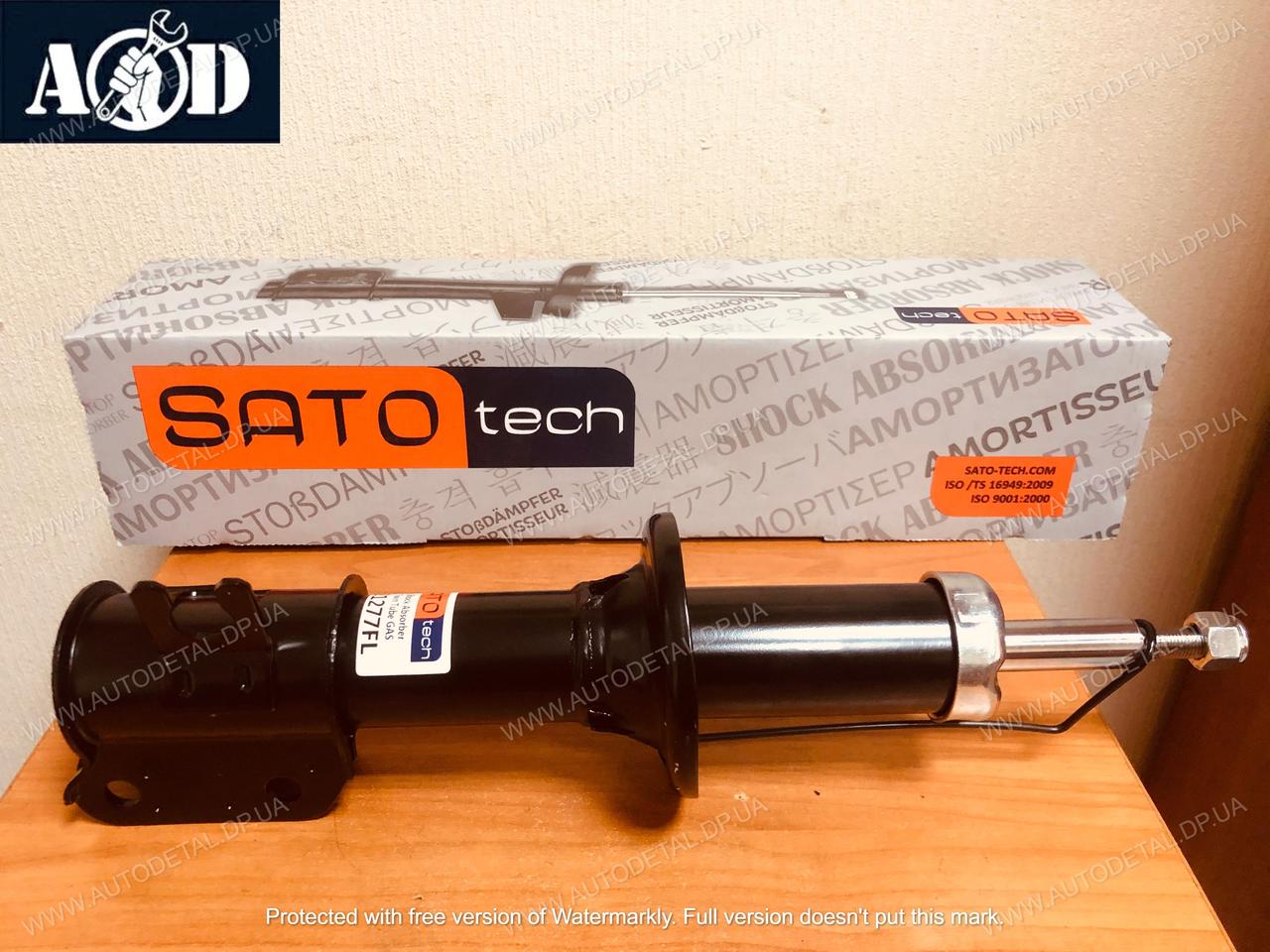 Амортизатор передній Daewoo Matiz 1998 ->2009 Sato Tech (Великобританія) 21276FR, 21277FK - газомасляний