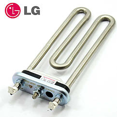 Тен для пральної машини LG 1600W L=175 мм (з отвором під датчик) - тен до пральної машини
