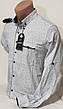 Сорочка чоловіча G-Port vd-0058 біла у візерунок приталені трансформер стрейч Туреччина стильна, фото 2