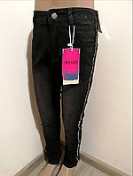Джинсові штани для дівчаток S&D. 6-16 років