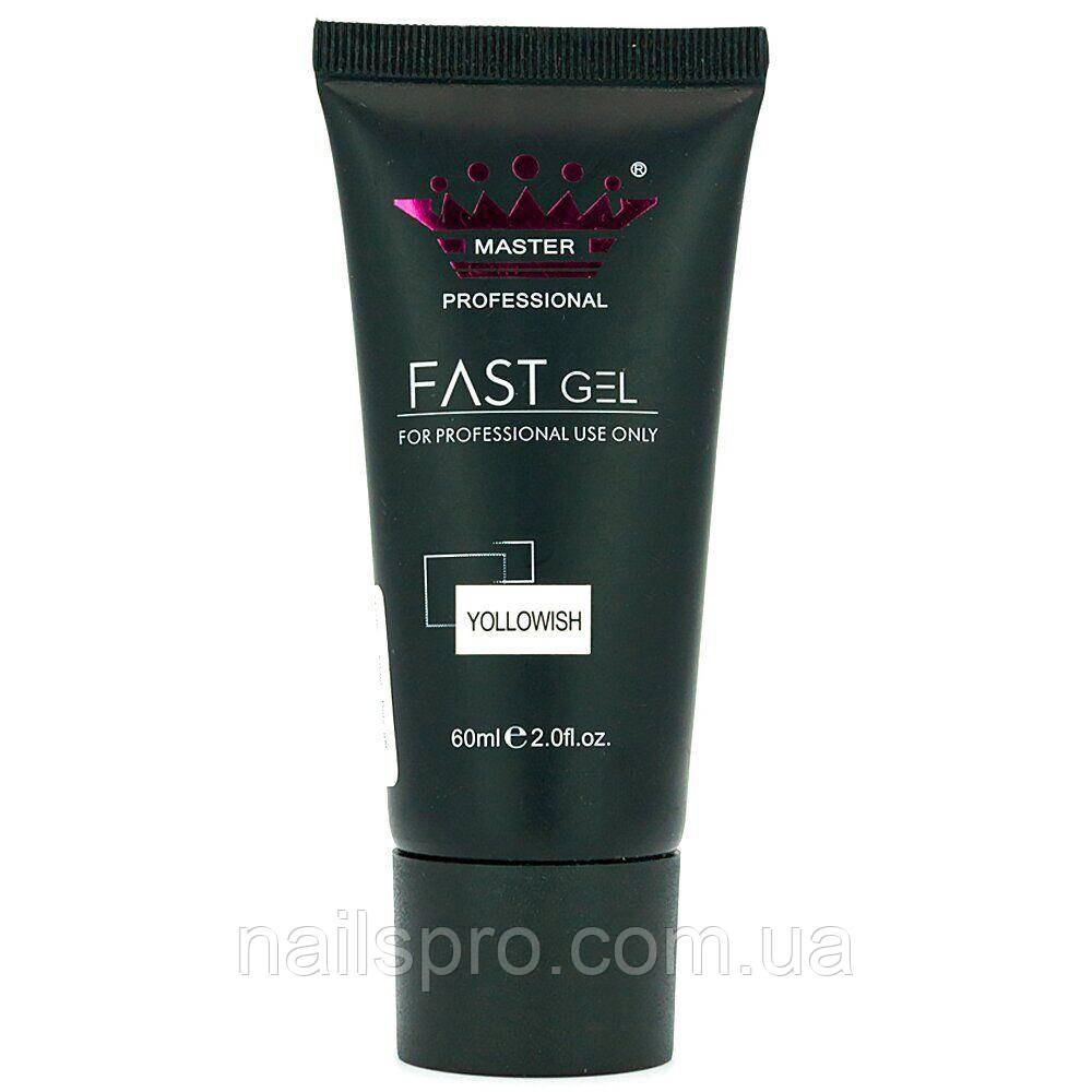 Акрил-гель, полигель Master Professional Fast Gel 60 мл Yellowish