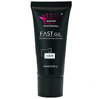 Акрил-гель, полигель Master Professional Fast Gel 60 мл Clear